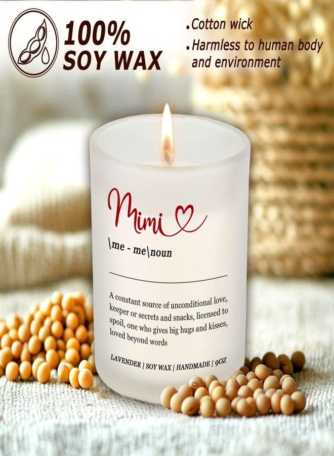 DOSINY Mimi Gifts - Lavender Definition Candle for Mimi - Mother’s Day Gifts for Grandma from Granddaughter, Funny Birthday Gift for Grandmother - Image 3